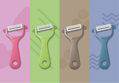 Kyocera ceramic peeler pink Made in Japan