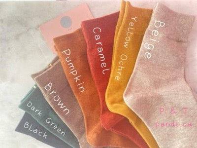 Women's Socks Pure Cotton Utmost Comfort 7 Colours Available